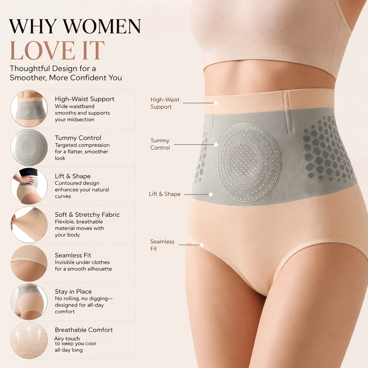 ClimbFlex Waist Cushion Underwear